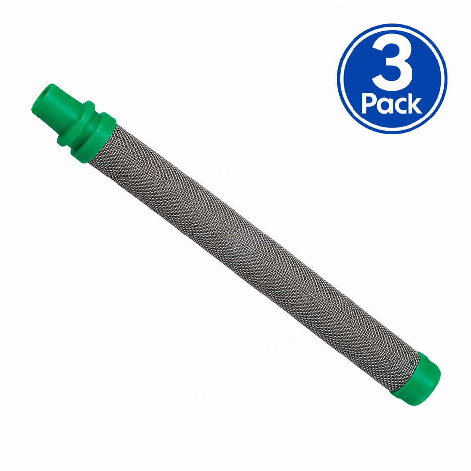 ASAB Coarse Airless Spray Gun Filter Insert Green 30 Mesh 0.56mm 3 Pack