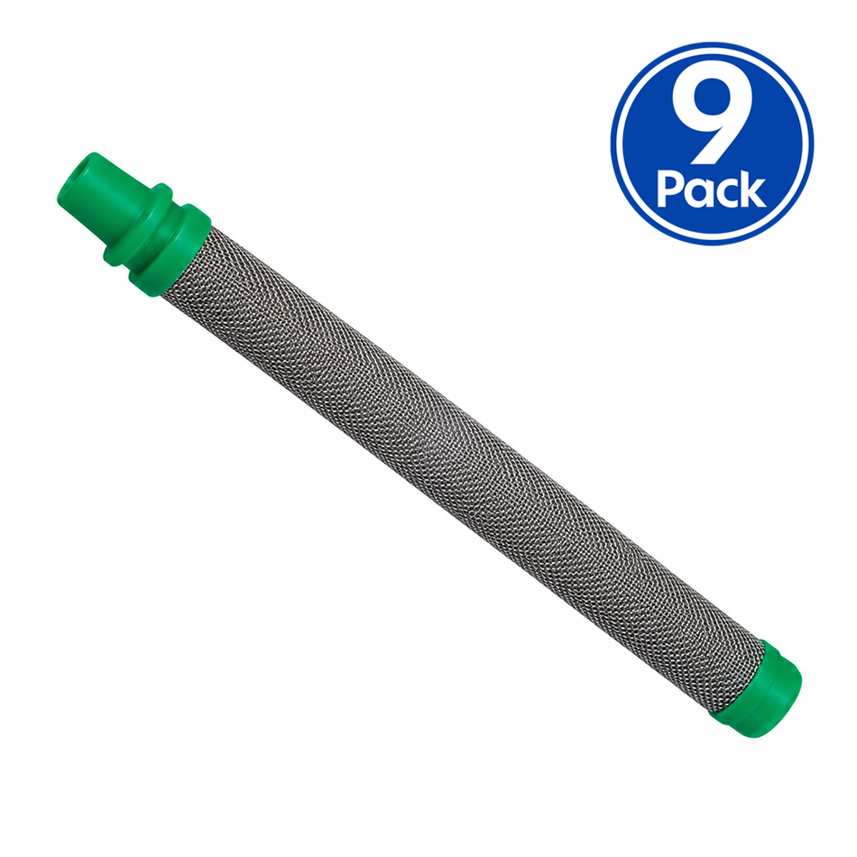 ASAB Coarse Airless Spray Gun Filter Insert Green 30 Mesh 0.56mm 9 Pack
