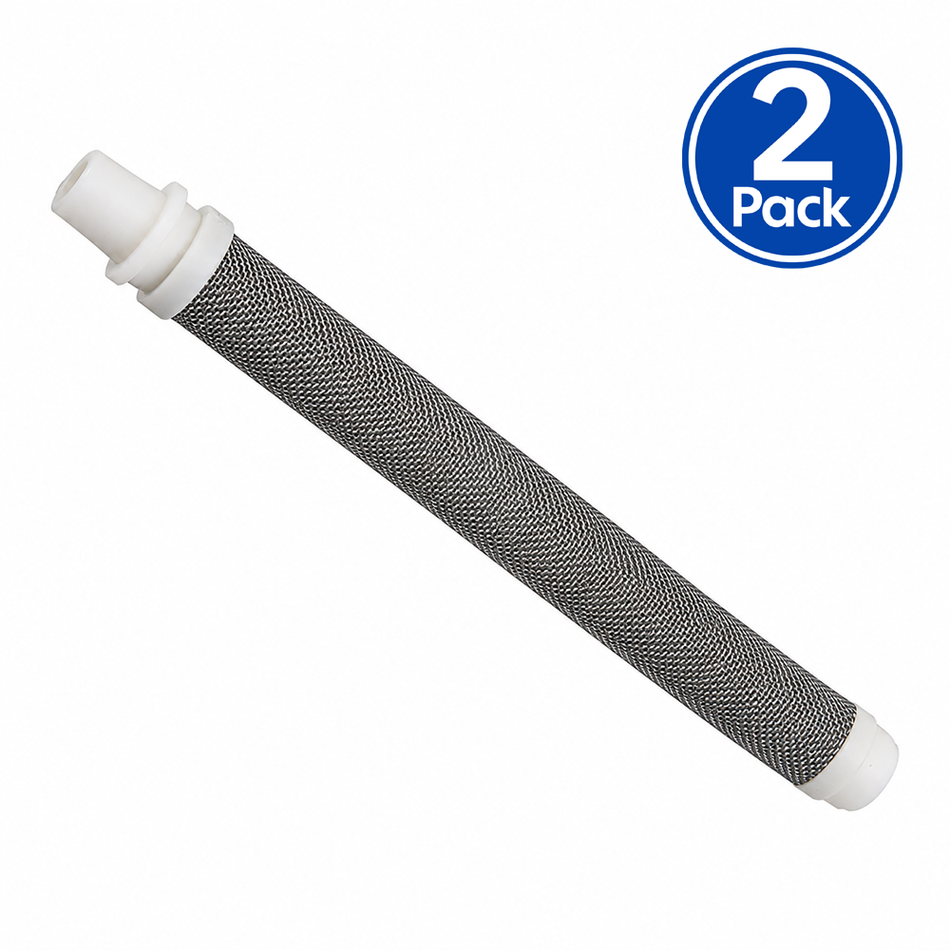 ASAB Medium Airless Spray Gun Filter Insert White 50 Mesh 0.31mm 2 Pack