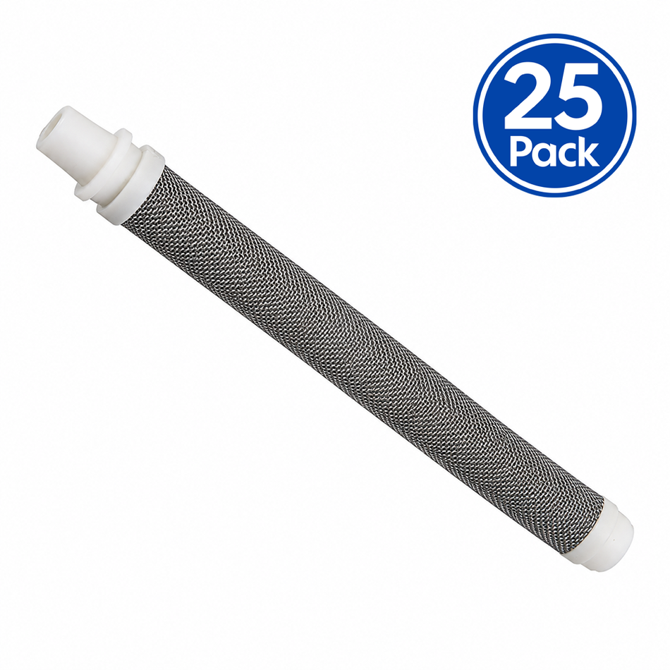 ASAB Medium Airless Spray Gun Filter Insert White 50 Mesh 0.31mm 25 Pack
