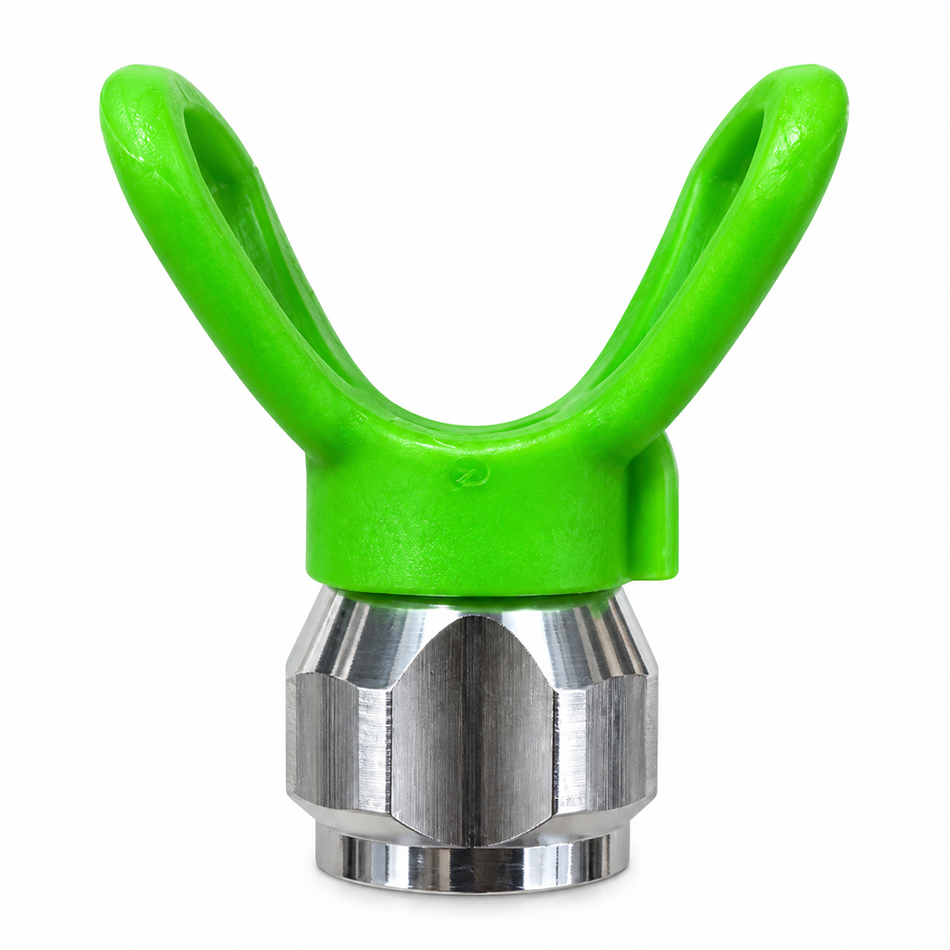 ASAB Green Airless Spray Gun Tip Guard 4000 PSI for Reversible Spray Tips
