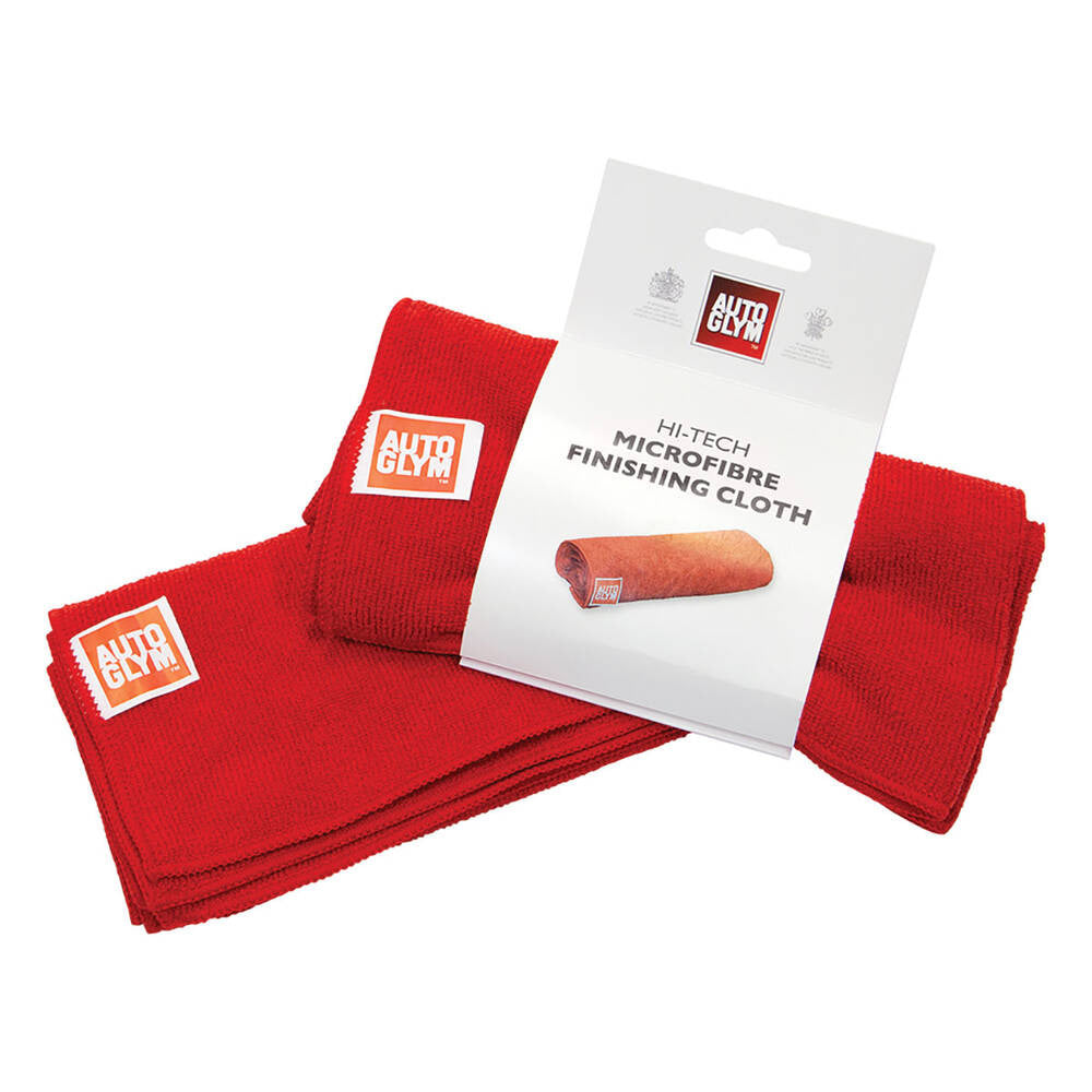 AUTOGLYM Automotive Hi Tech Microfibre Polishing Finishing Cloth x 2 Pack