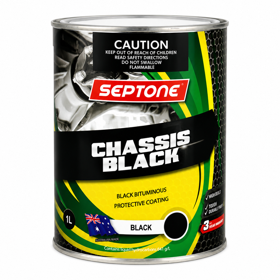 SEPTONE Chassis Black 1L Bituminous Underbody Protective Coating