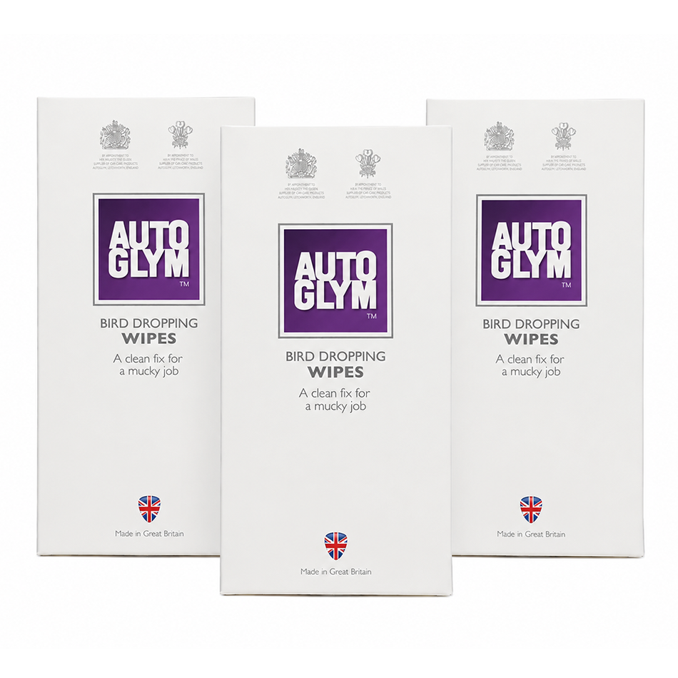 AUTOGLYM Bird Dropping Wipes 3 x 10 Pack