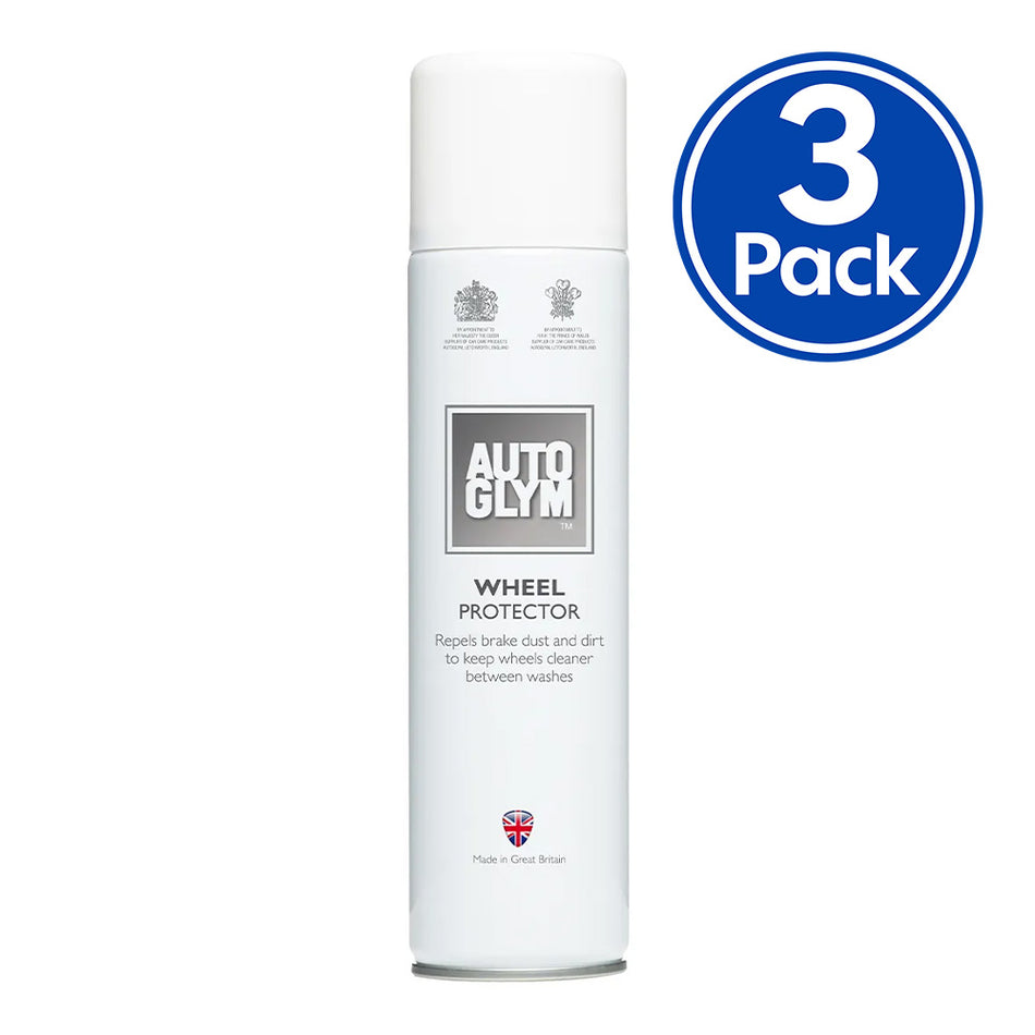 AUTOGLYM Wheel Protector Repel Brake Dust & Dirt Spray 236g Aerosol x 3 Pack