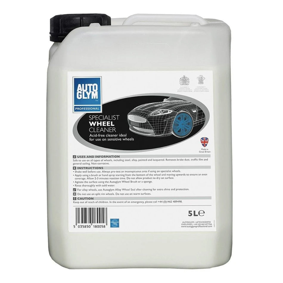AUTOGLYM Acid Free Specialist Wheel Cleaner 5L Brake Dust Remover