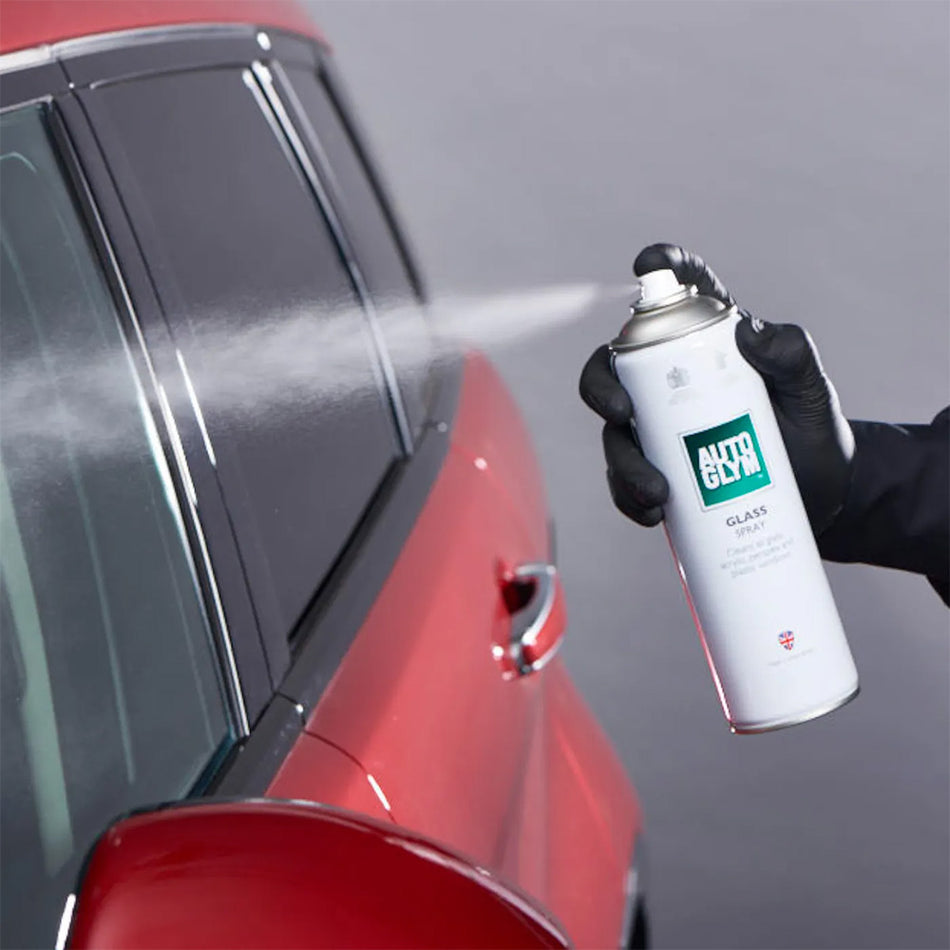 AUTOGLYM Automotive Glass Spray Cleaner 450ml Aerosol Smear Free x 3 Pack