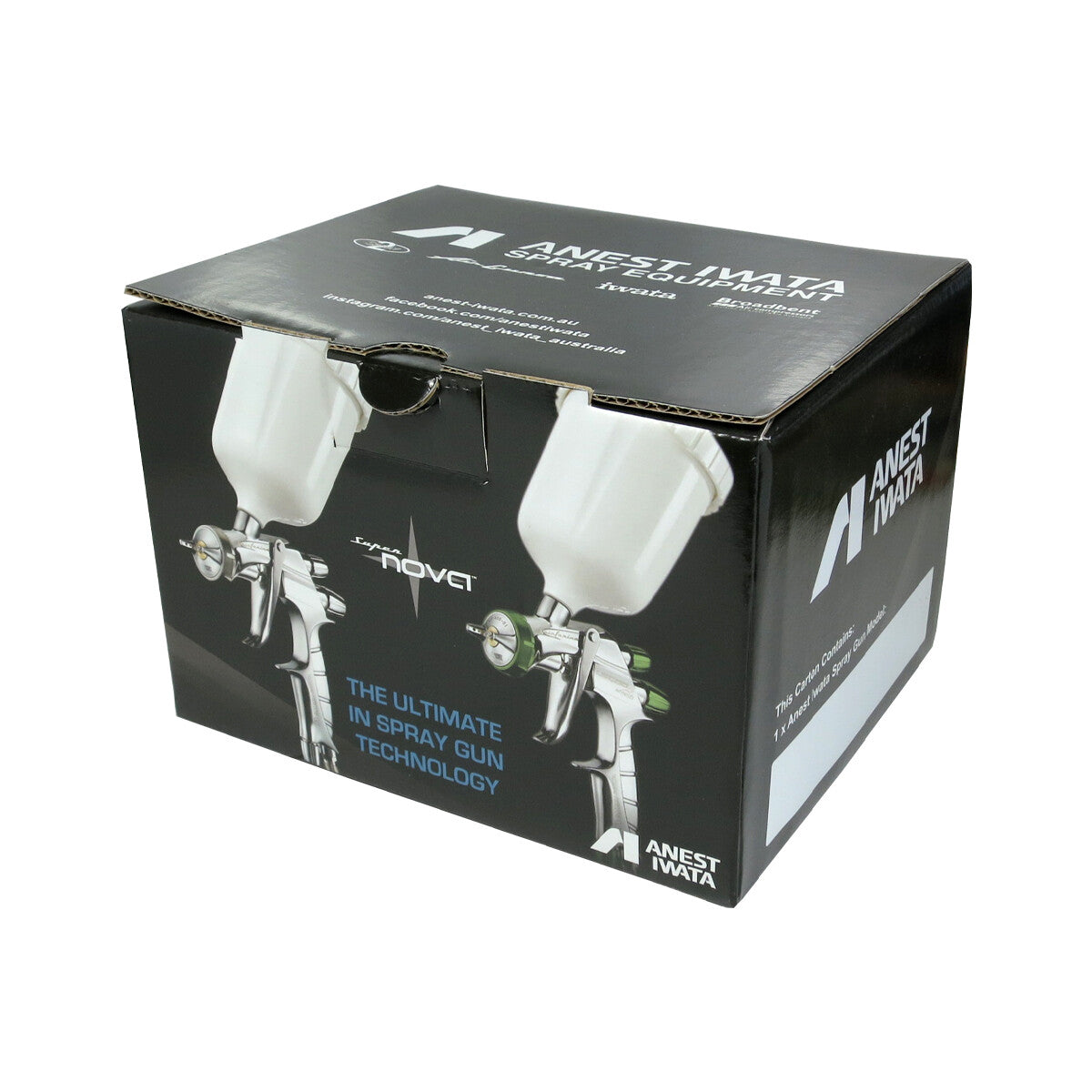 ANEST IWATA W400BA Bell Aria Spray Gun 1.8 BA2 & 600ml Pot