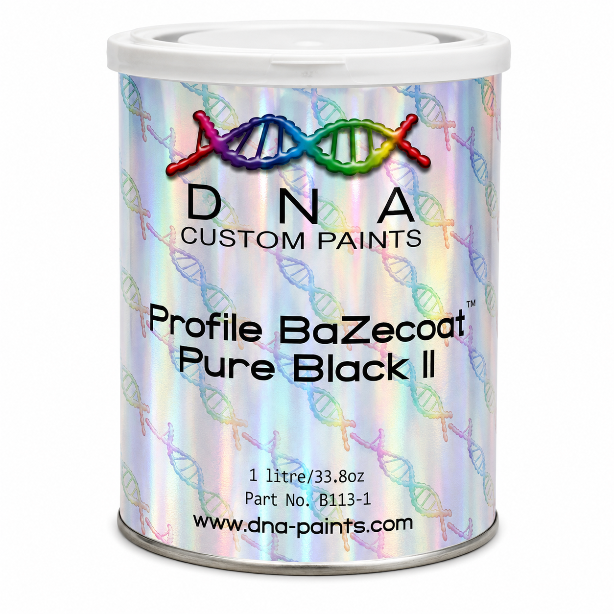 DNA BaZecoat Pure Black II 1L Automotive Basecoat Paint
