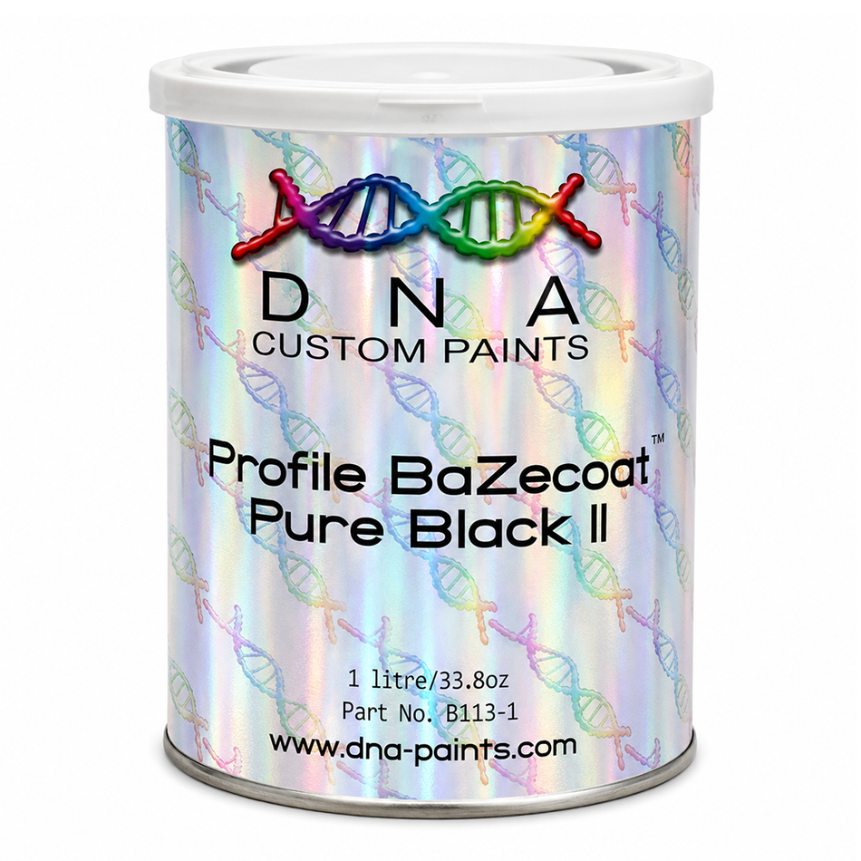 DNA BaZecoat Pure Black II 1L Automotive Basecoat Paint