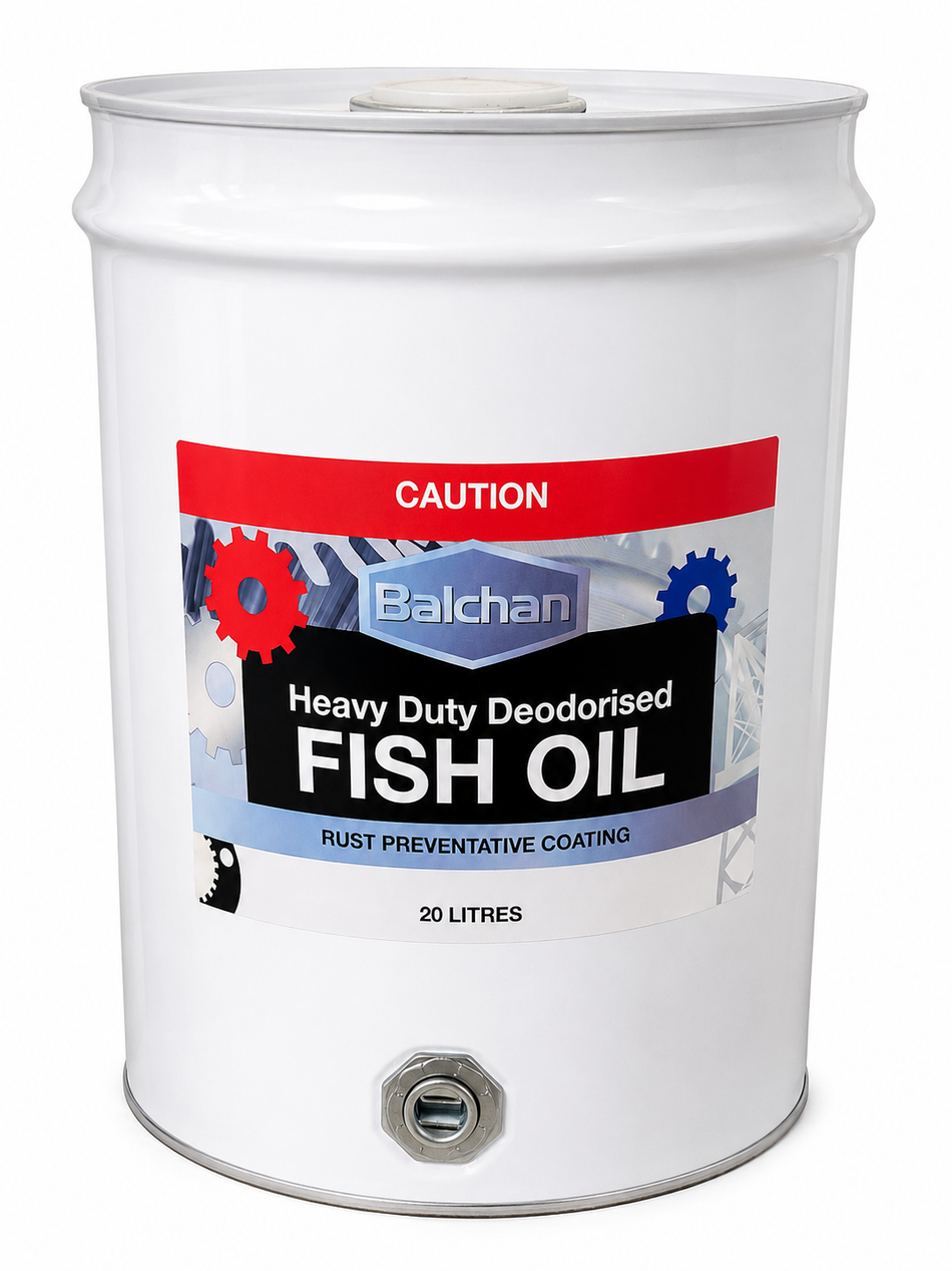 BALCHAN Fish Oil 20L Heavy Duty Deodorised Rust Preventative Coating