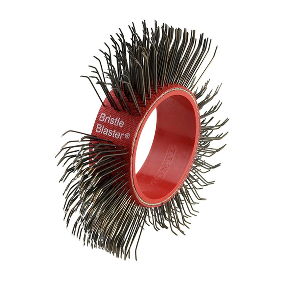 MONTIPOWER MBX Carbon Steel Belt Bristle Blaster Wire Brush 23mm Red BB-033