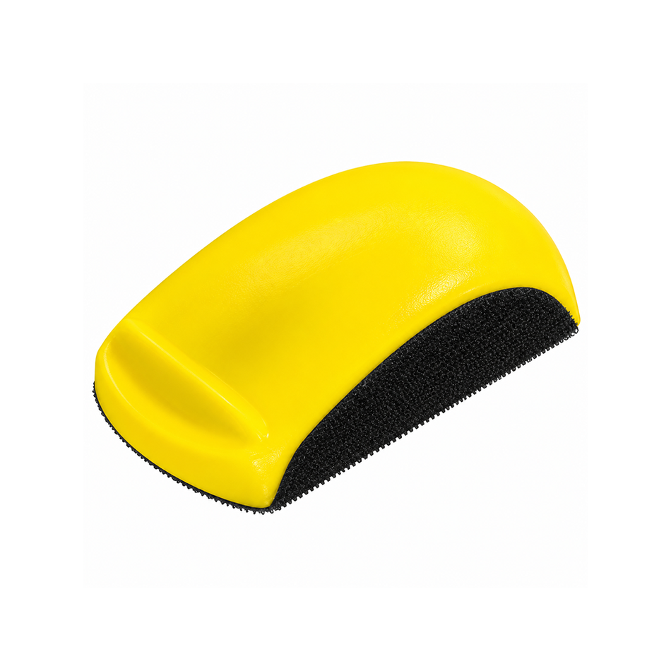 BLACKLINE Yellow Velcro Sanding Block 6" Hook & Loop Hand Sanding Tool
