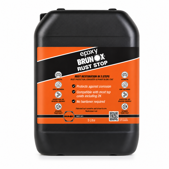 BRUNOX Epoxy Rust Stop Rust Converter & Primer 5L