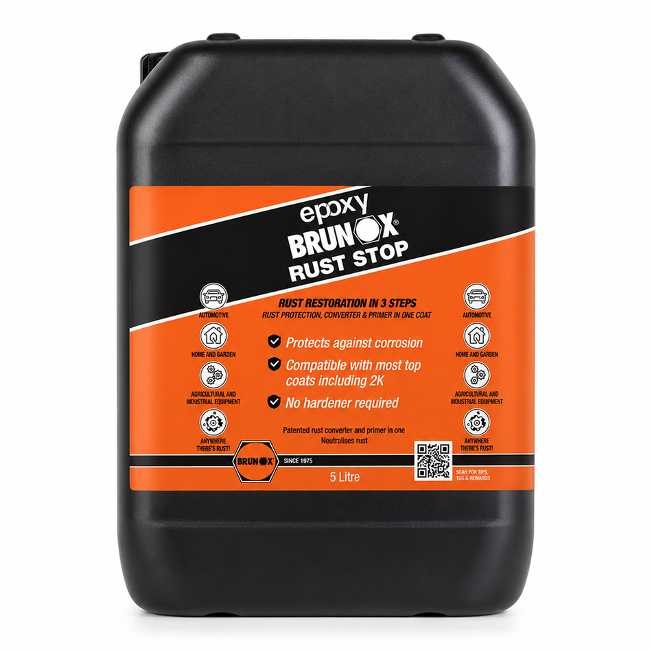 BRUNOX Epoxy Rust Stop Rust Converter & Primer 5L