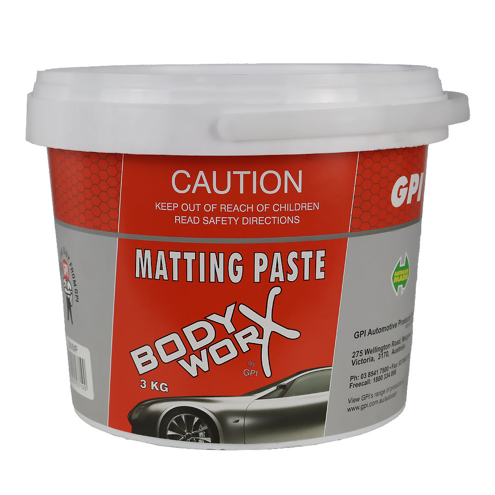 BODYWORX Matting Paste 3kg Scuff Stuff Surface Preparation Compound