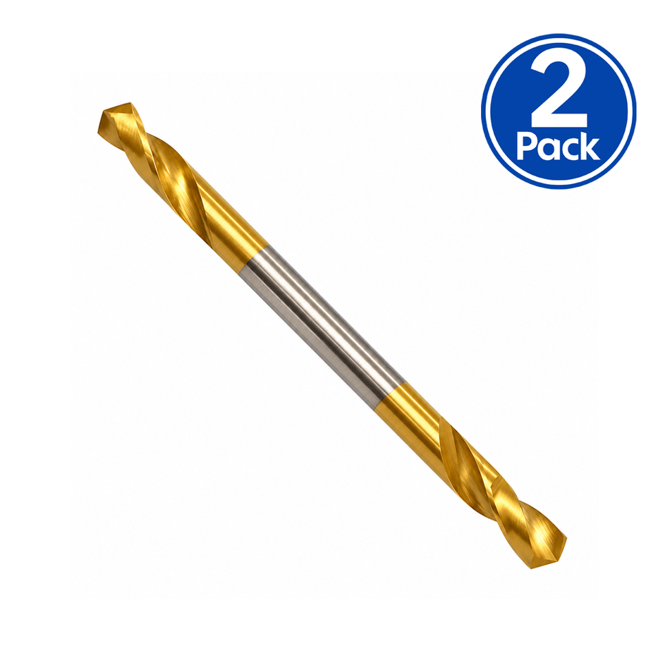 ALPHA No. 11 Gauge 4.85mm Double Ended Panel Drill Bit 2 Pack