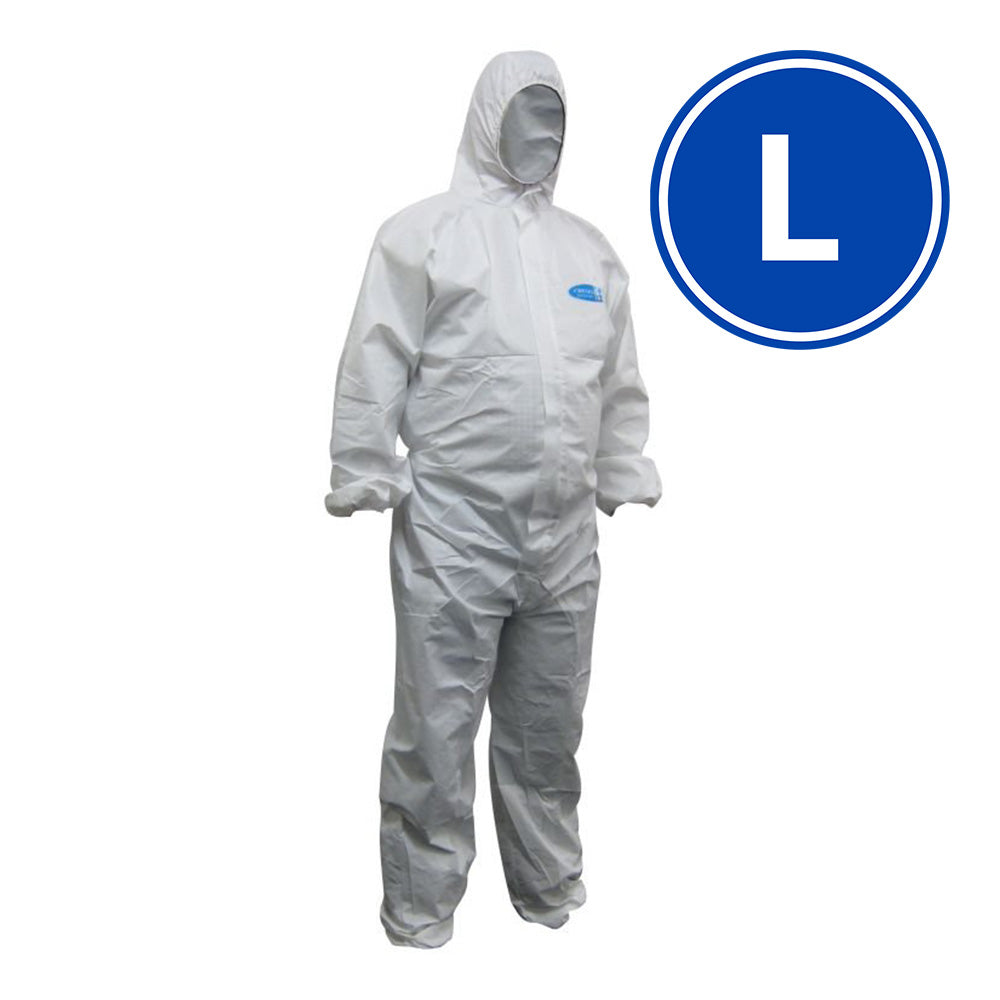 MAXISAFE Koolguard Disposable White Protective Coverall M - 5XL Overall Suit