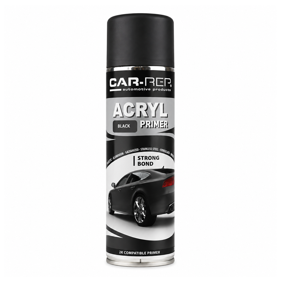CAR-REP Acrylic Automotive Primer 500ml Black