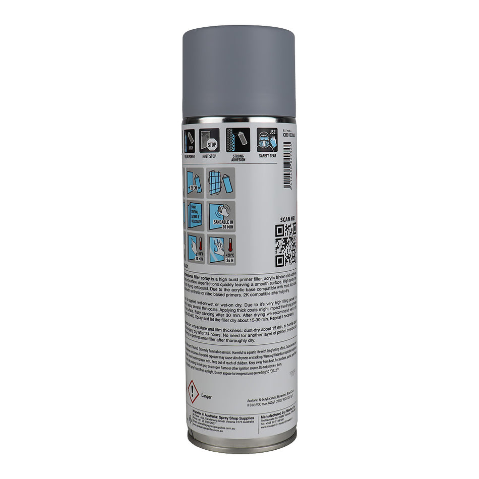CAR-REP Acrylic Primer Filler Grey 500ml High Build Sandable Primer