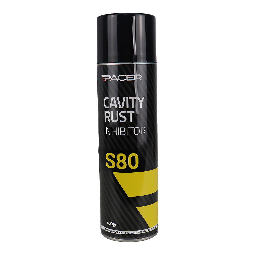 PACER S80 Cavity Rust Inhibitor Aerosol 400gm Water-Repellent Rust Protection