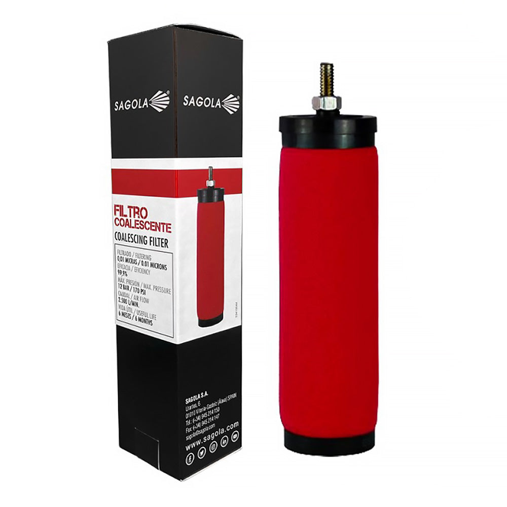 SAGOLA Red Coalescent Filter Kit to suit Air Filter 5300X