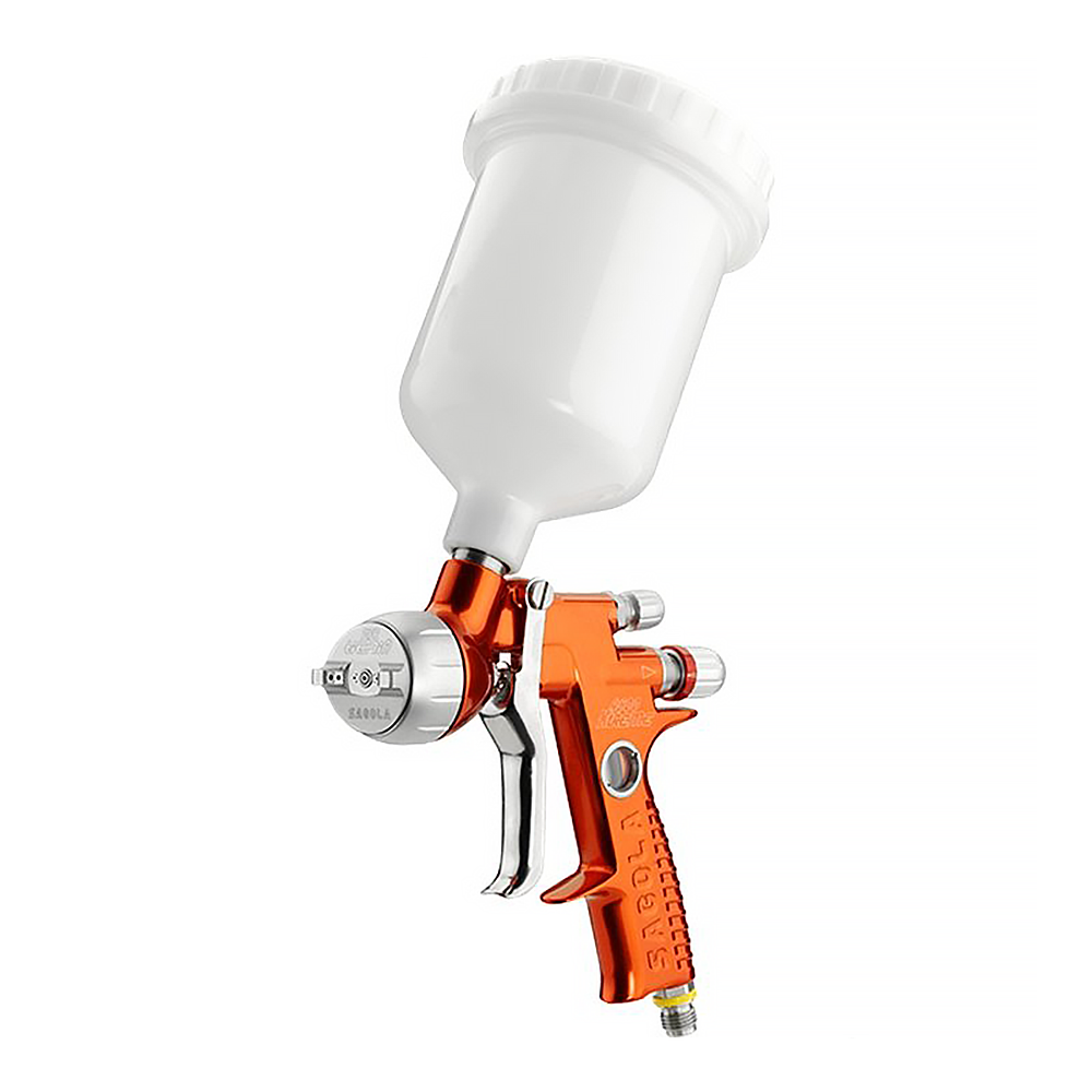 SAGOLA 4600 Xtreme Digital Spray Gun 1.30mm XL DVR Titania Cap 600ml Pot