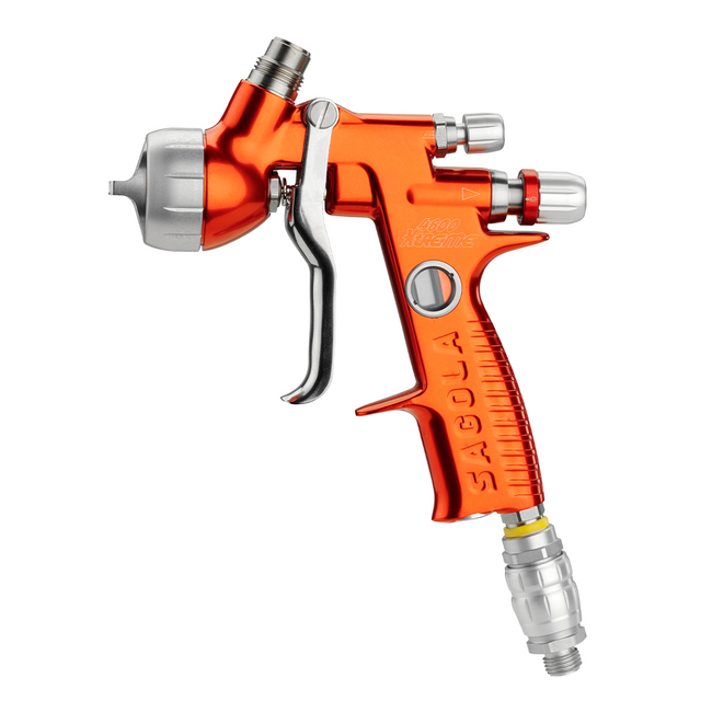 SAGOLA 4600 Xtreme Digital Spray Gun 1.30mm XL DVR Titania Cap 600ml Pot