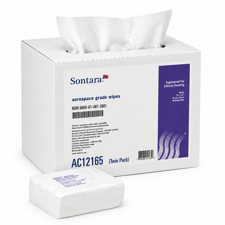 SONTARA Aerospace Wipes AC12165 250 Pack