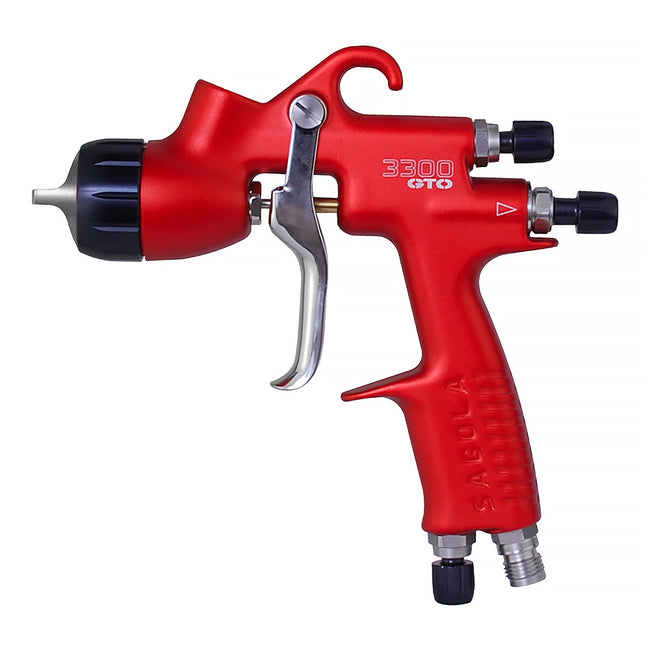 SAGOLA Red 3300 GTO 1.8mm Gravity Spray Gun EPA Air Cap