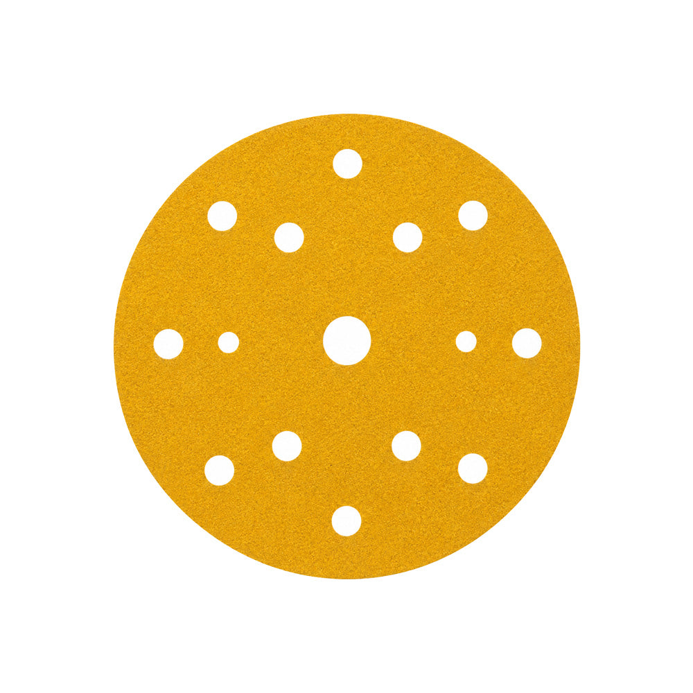 3M 51551 Gold Sanding Discs 288U 150mm 15 Hole 100 Pack P320