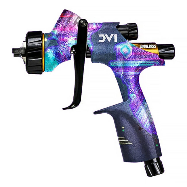 DeVILBISS Limited Edition DV1-B+ New School Spray Gun & Cup Kit 1.3mm DV1-C-000-13WRC-B+