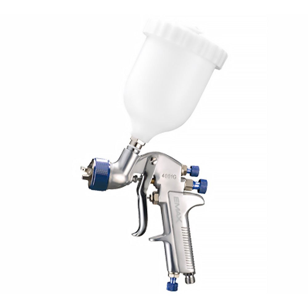 EMAX 1.4mm Gravity Feed Spray Gun 600ml Pot