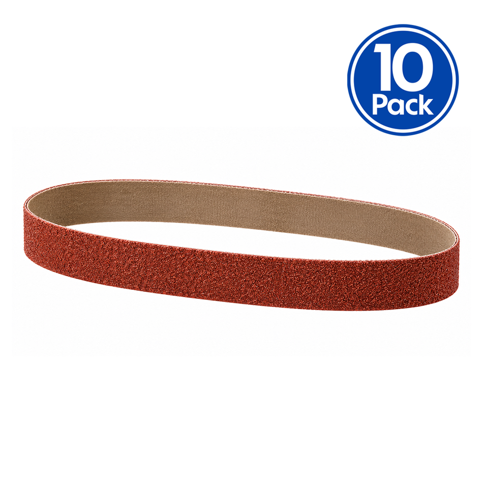 EDGE File Sanding Belts 20mm x 520mm P60 10 Pack