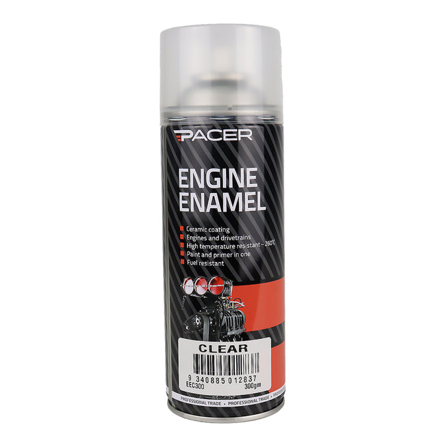 PACER Engine Enamel Clear 300gm Aerosol High Temperature Spray Paint