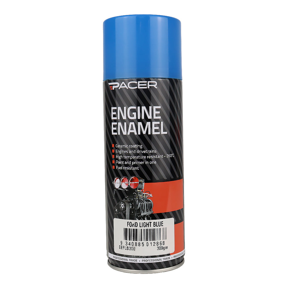 PACER Engine Enamel Ford Light Blue 300gm Aerosol High Temperature Spray Paint