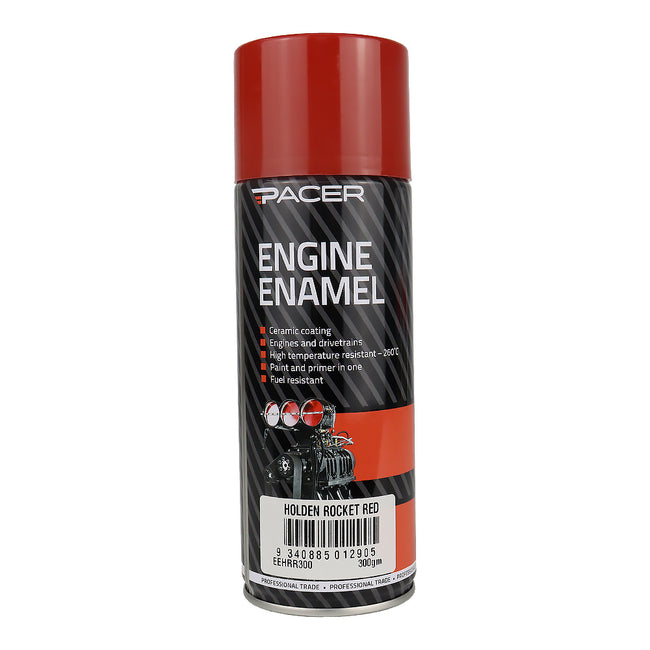 PACER Engine Enamel Holden Rocket Red 300gm Aerosol High Temperature Spray Paint