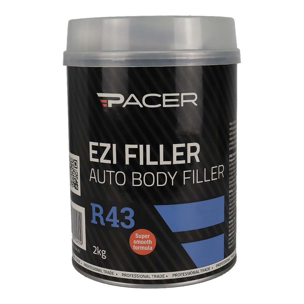 PACER R43 Ezi Filler with Hardener 2kg Premium Body Filler Repair