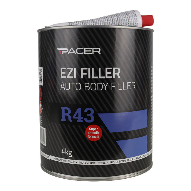 PACER R43 Ezi Filler with Hardener 4kg Premium Body Filler Repair