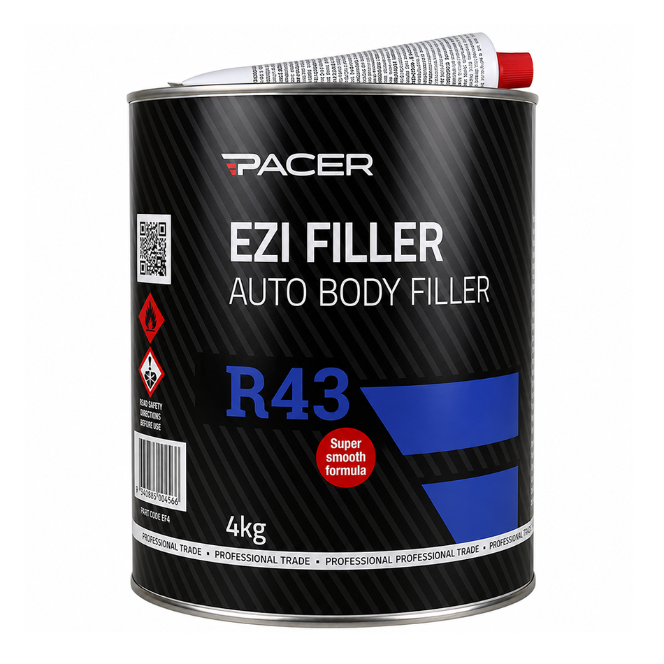 PACER R43 Ezi Filler with Hardener 4kg Premium Body Filler Repair