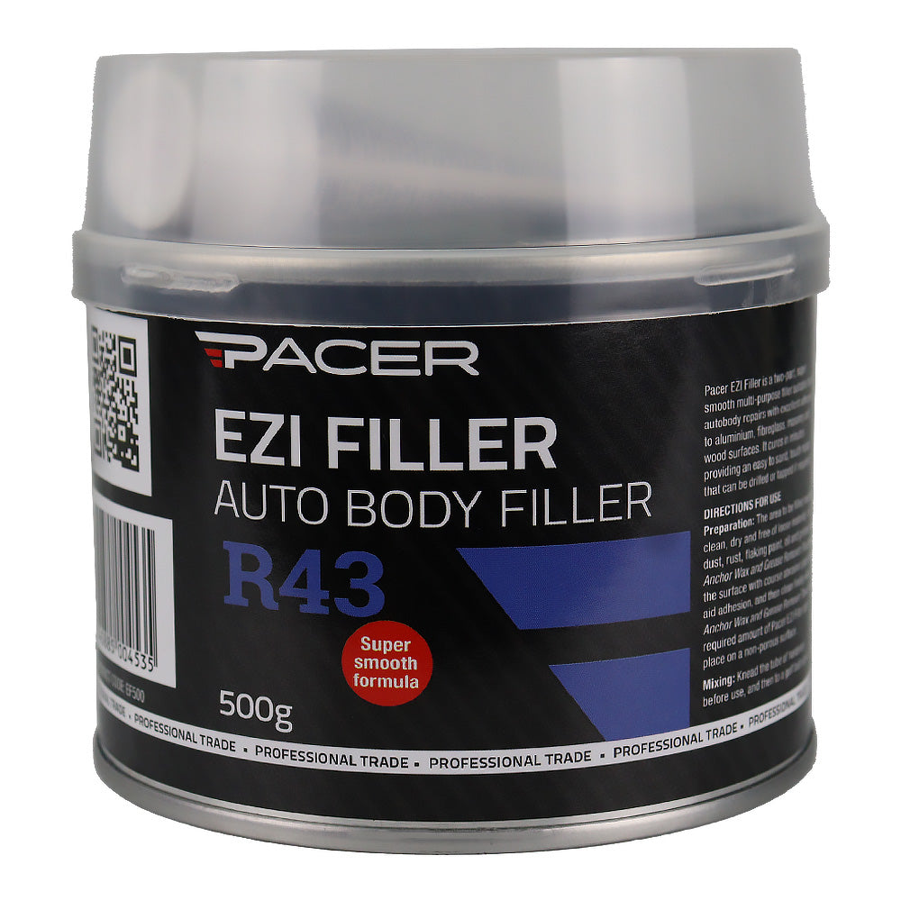 PACER R43 Ezi Filler with Hardener 500gm Premium Body Filler Repair