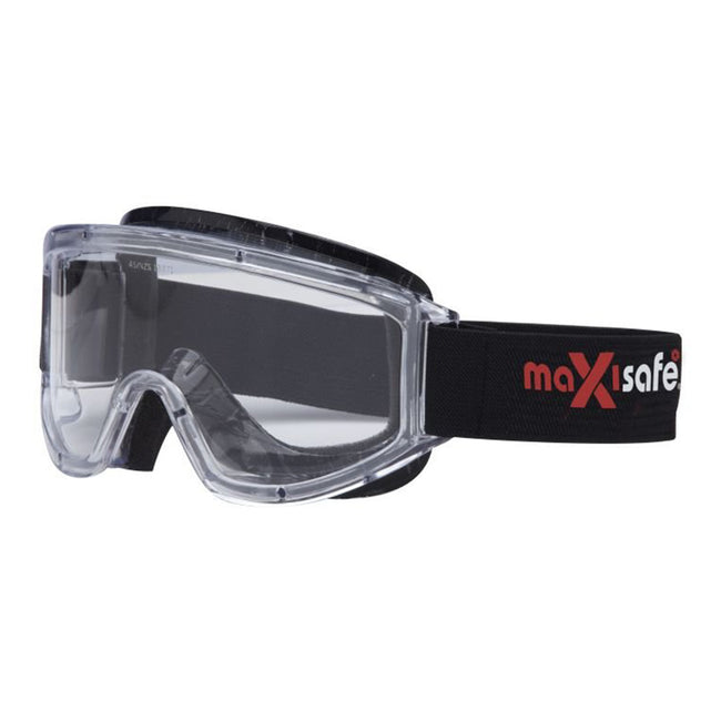MAXISAFE Goggles Anti Fog Clear Lens Certified Eye Protection Safety Glasses