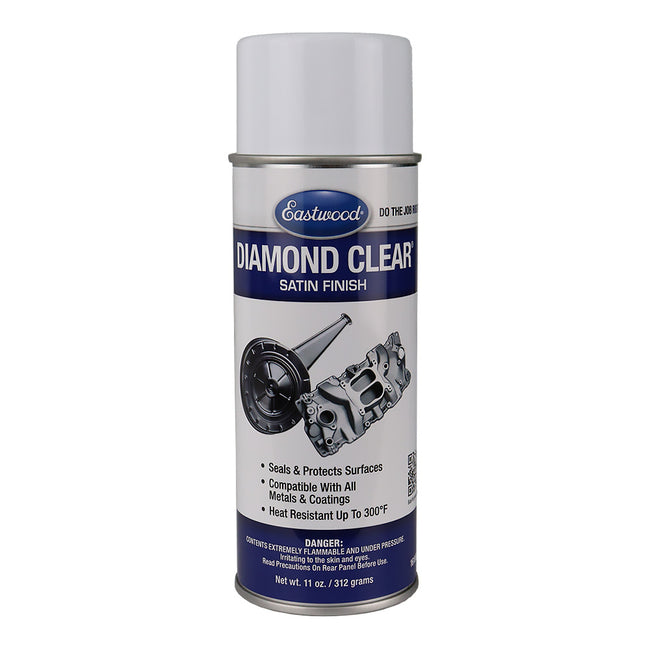 EASTWOOD Diamond Clear Satin Finish 312gm Protective Clear Coat Automotive Metal