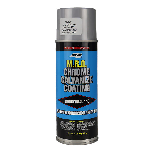 AERVOE Almost Chrome Galvanize Coating 326gm Aerosol Metallic Corrosion Protection