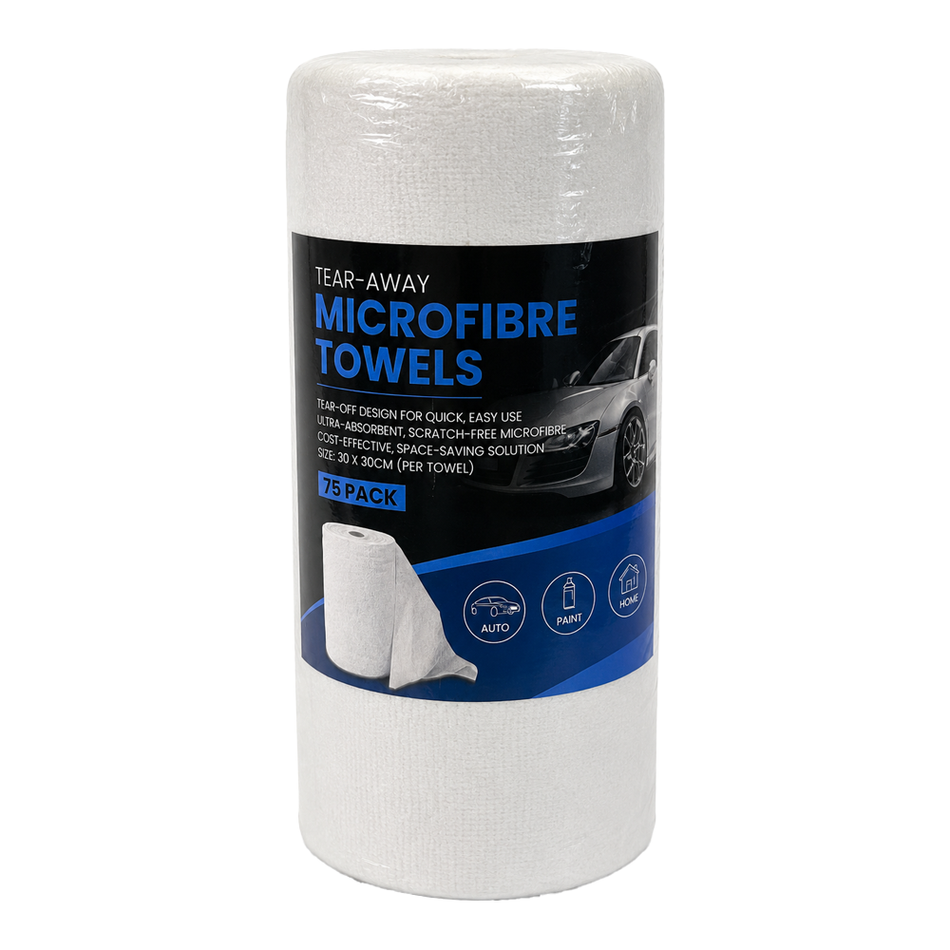 CAM Microfibre Towel Roll 30cm x 30cm 75 Pack