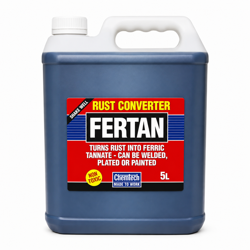 CHEMTECH Fertan Rust Converter 5L Metal Rust Treatment Paintable