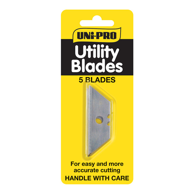 UNI-PRO Paint Scraper Replacement Utility Blades x 5 Pack