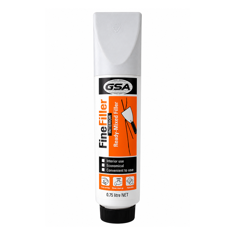 GSA Fine Filler 750ml Interior Wall & Plasterboard Repair Filler