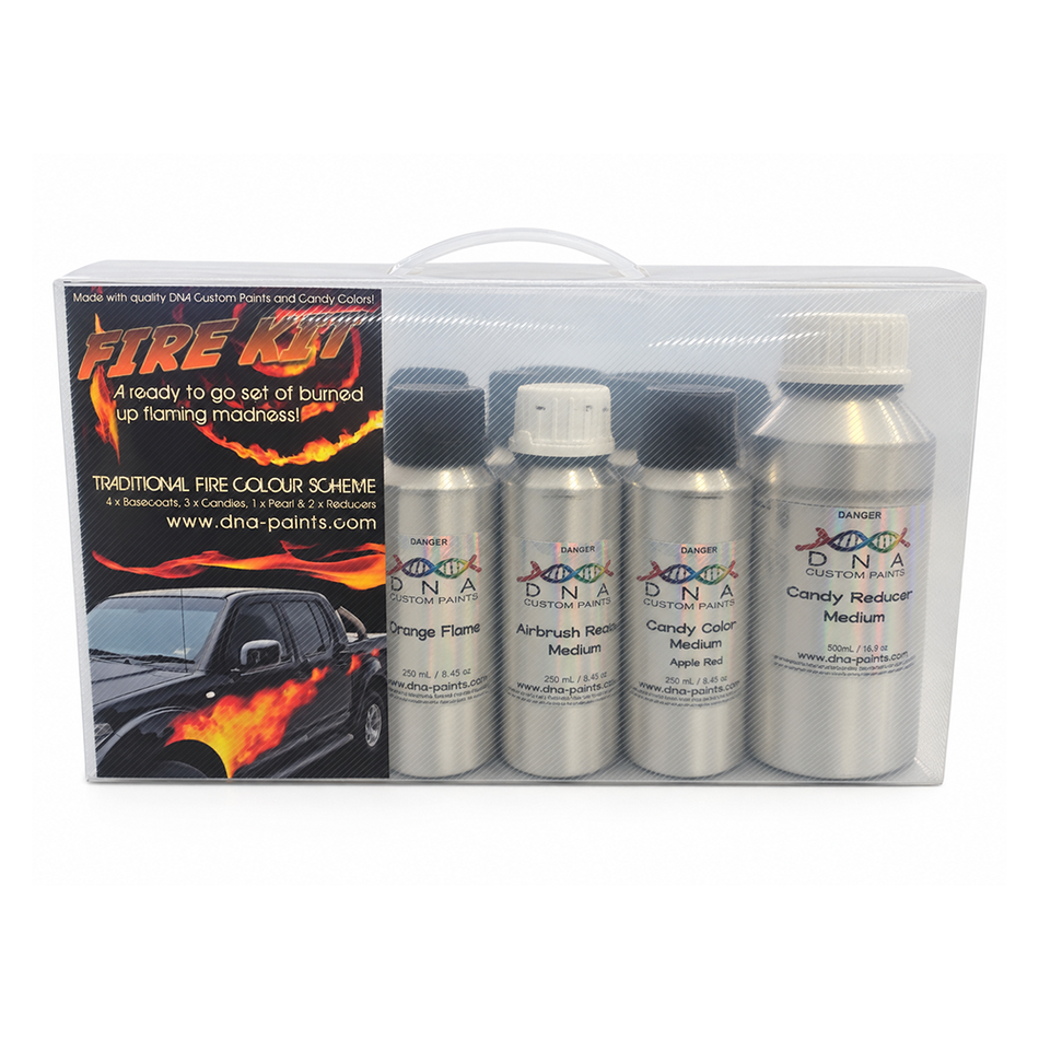 DNA True Fire Airbrush Paint Kit for Custom Flame Effects