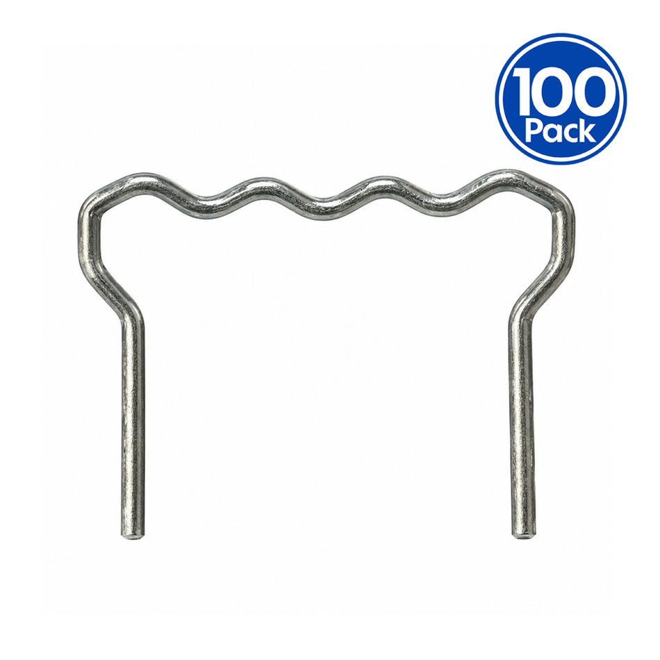 FY-TECH Type C Plastic Repair Hot Staples 100 Pack for Bumper Welding